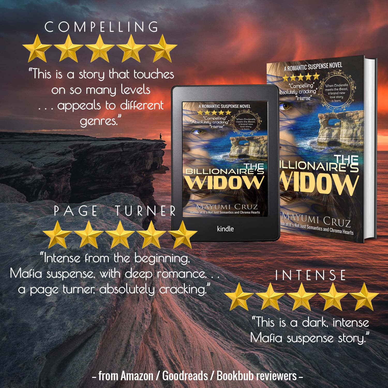 Five-star reviews for The Billionaire's Widow