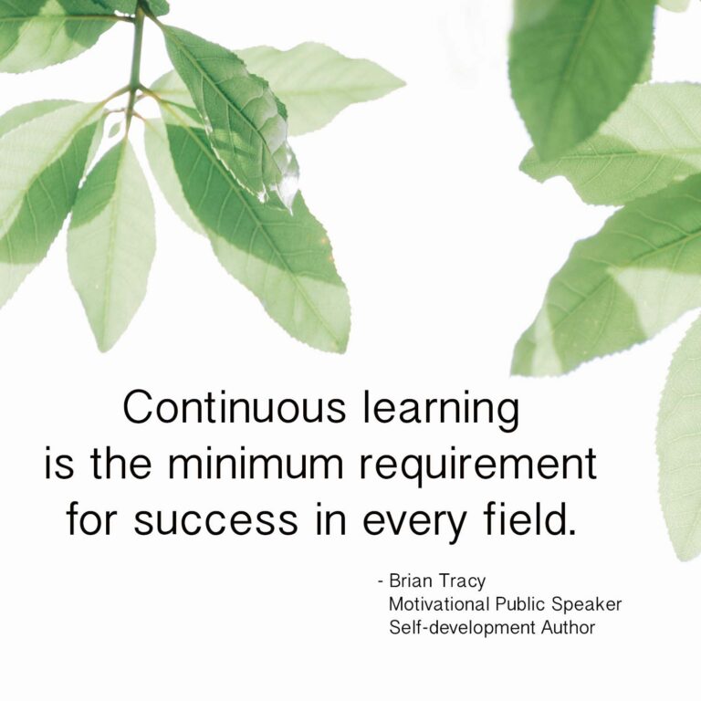 Continuous learning Tracy
