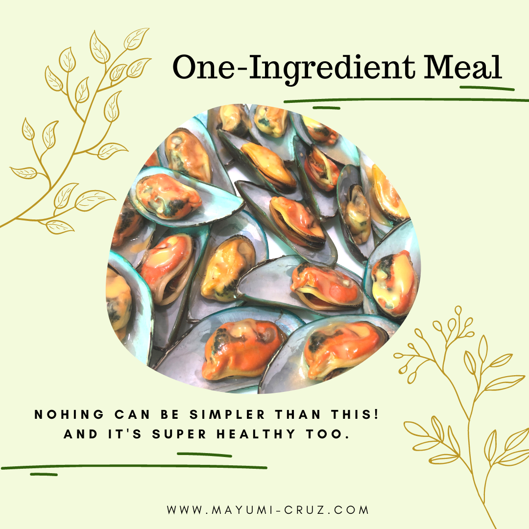 one-ingredient meal mussels